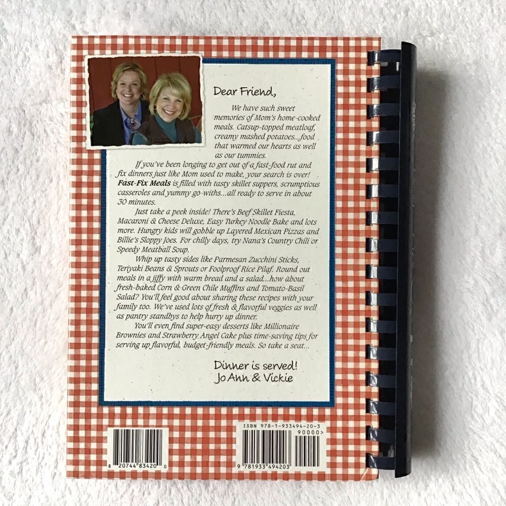Gooseberry Patch Fast Fix Meals Cookbook - Picture 3 of 8